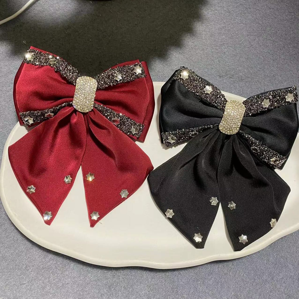 New Luxury Hairpin Bowknot Spring Clip