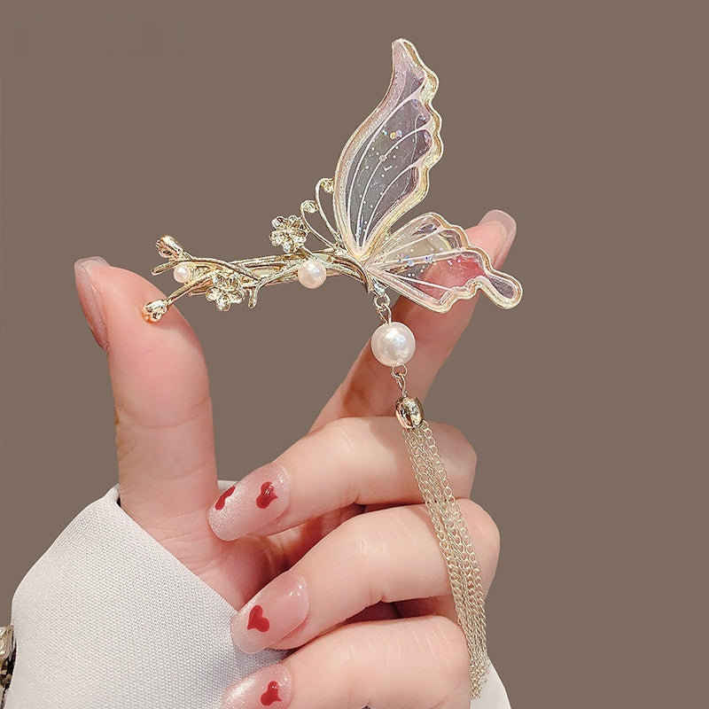 Clip Hairware Full Diamond Wheat Grip