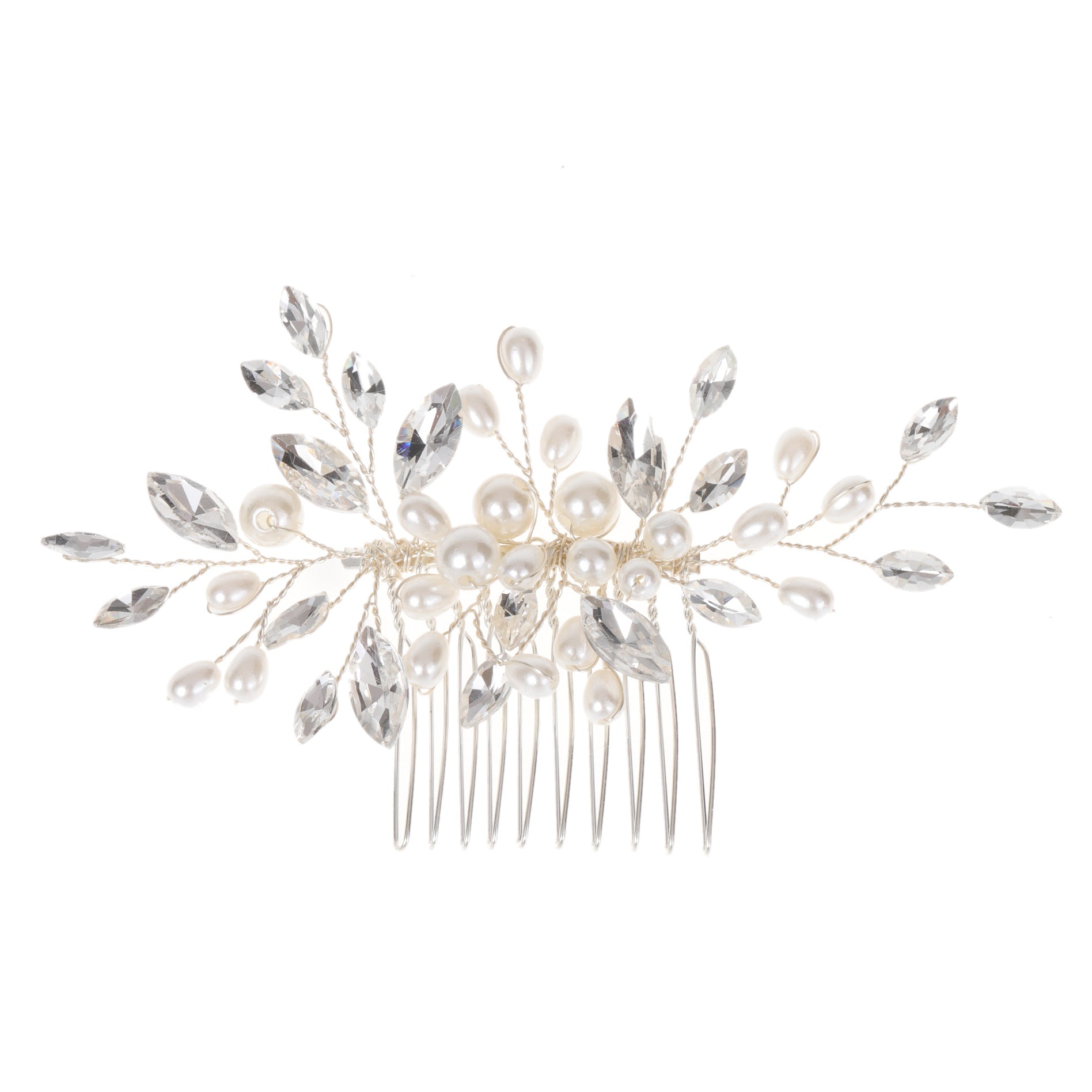 Bridal Wedding Handmade Pearl Hair Comb Hair Comb