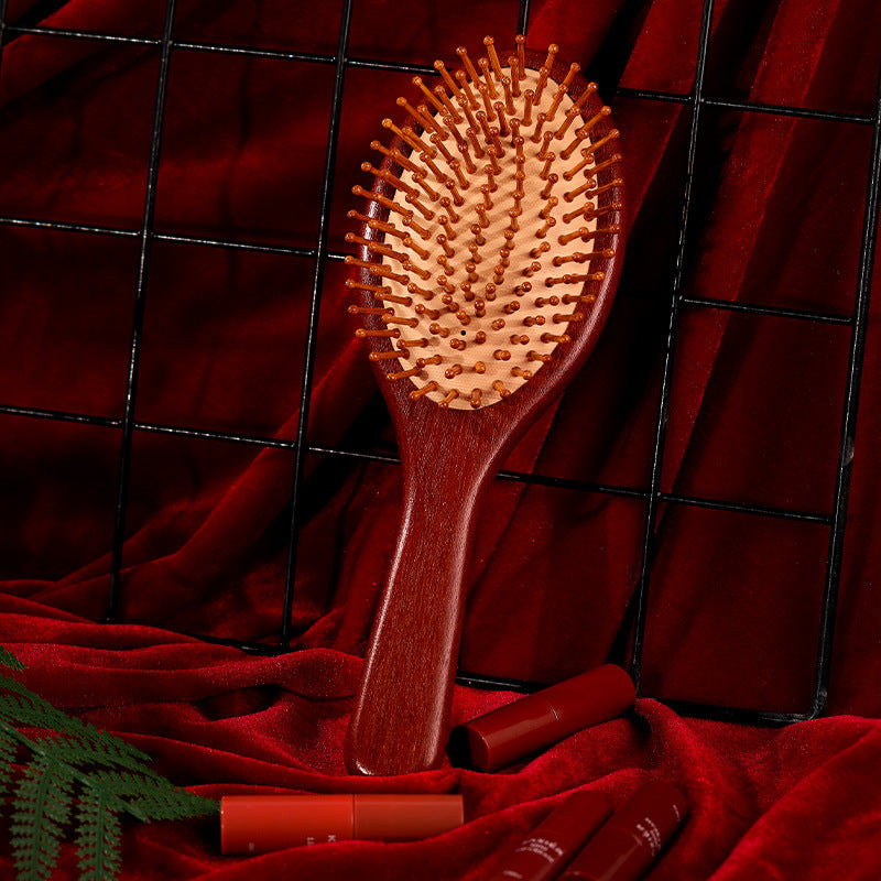 Natural Ebony Balloon Meridian Massage Comb