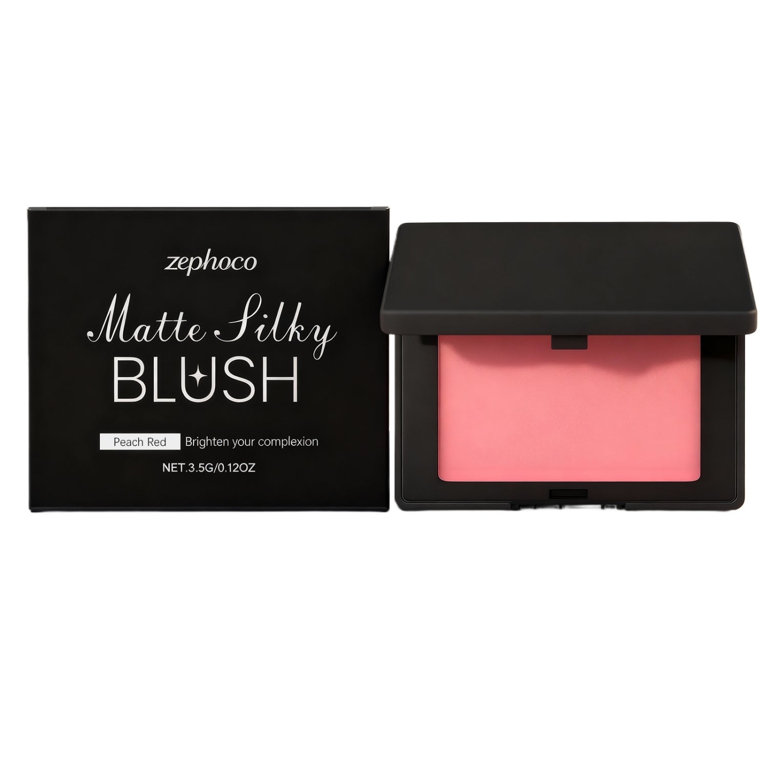 Zephoco Matte Silky Blush Dark Red