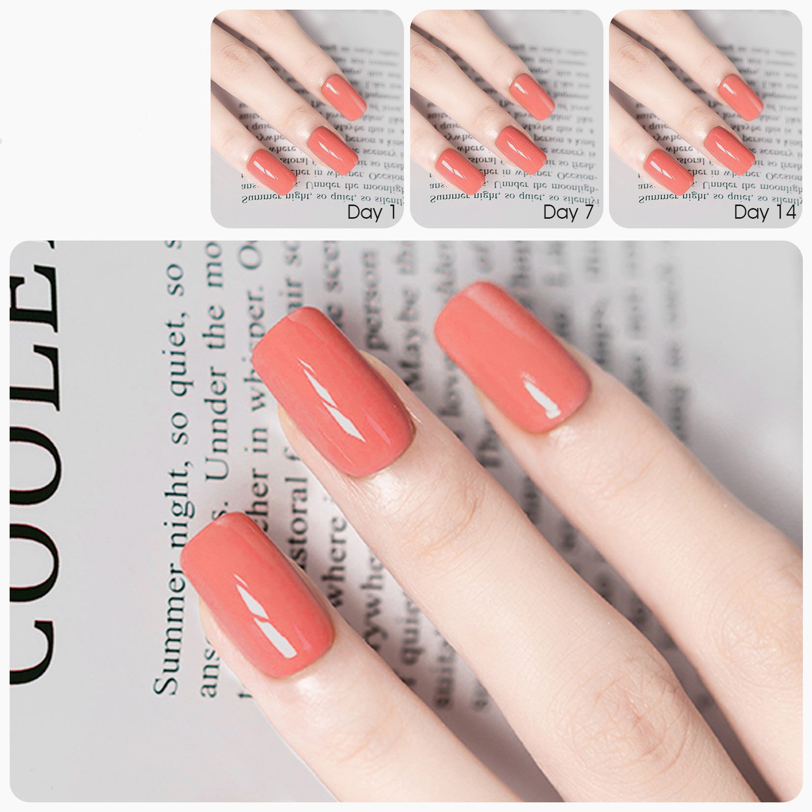 Immetee Enhanced Nail Polish Gel Lasting Light Therapy