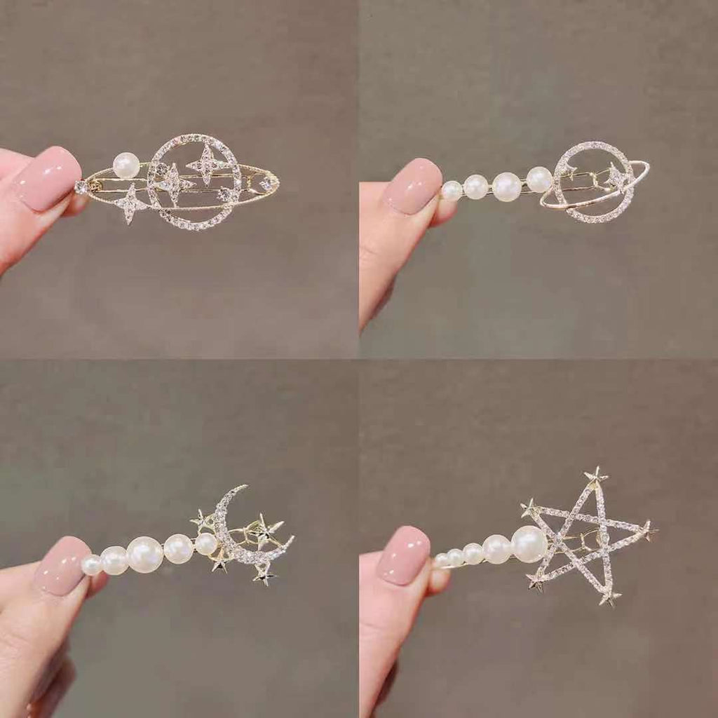 Japan And South Korea Dream Planet Barrettes Internet Celebrity Bang Side Clip Girl Head Clip Frog Buckle