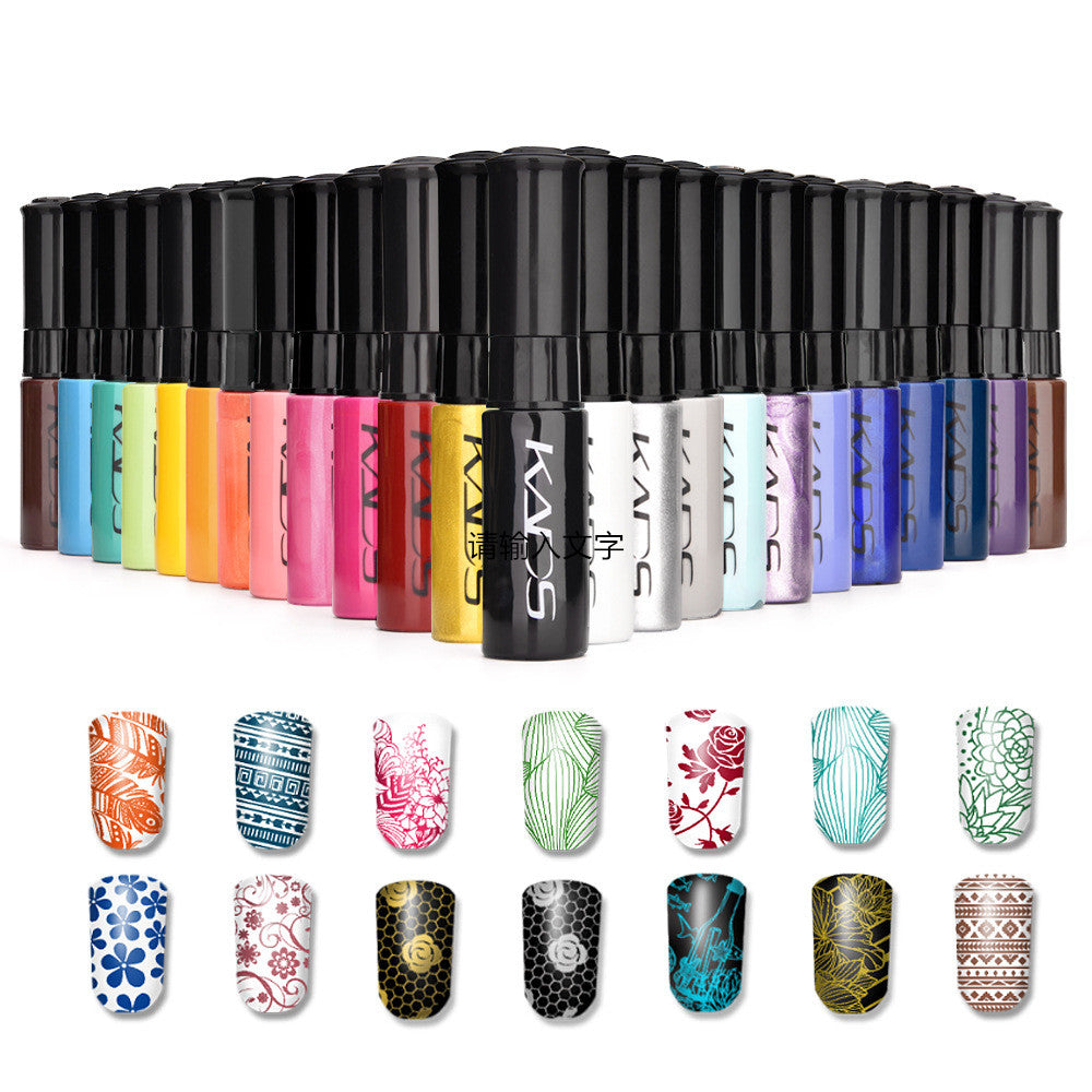 KADS Color print nail polish