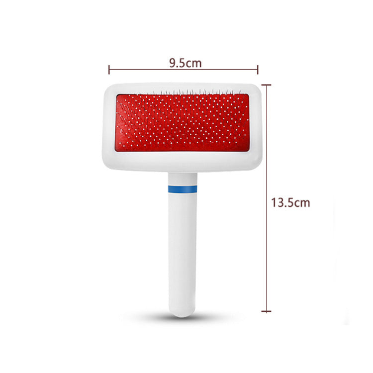 Dog comb stainless steel cleaning needle comb