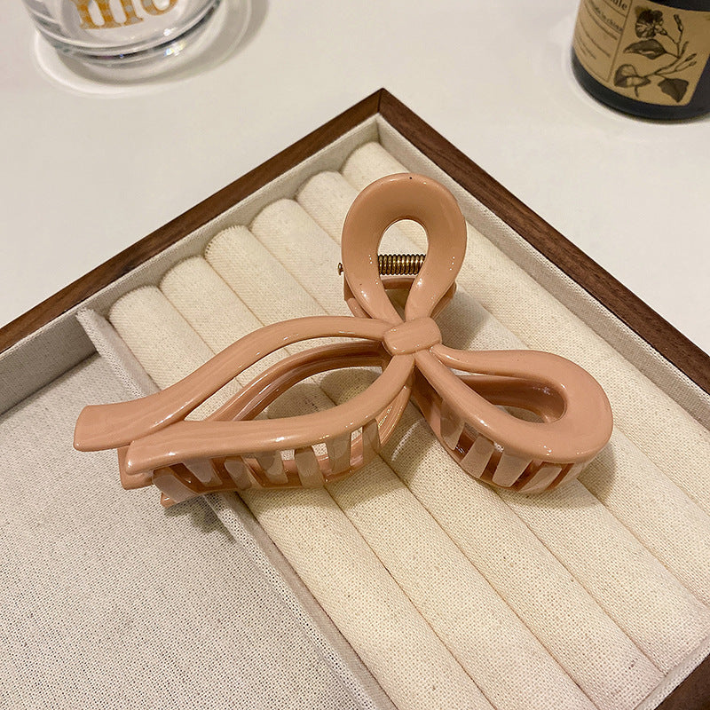 Women's Retro Simple Acrylic Large Shark Clip