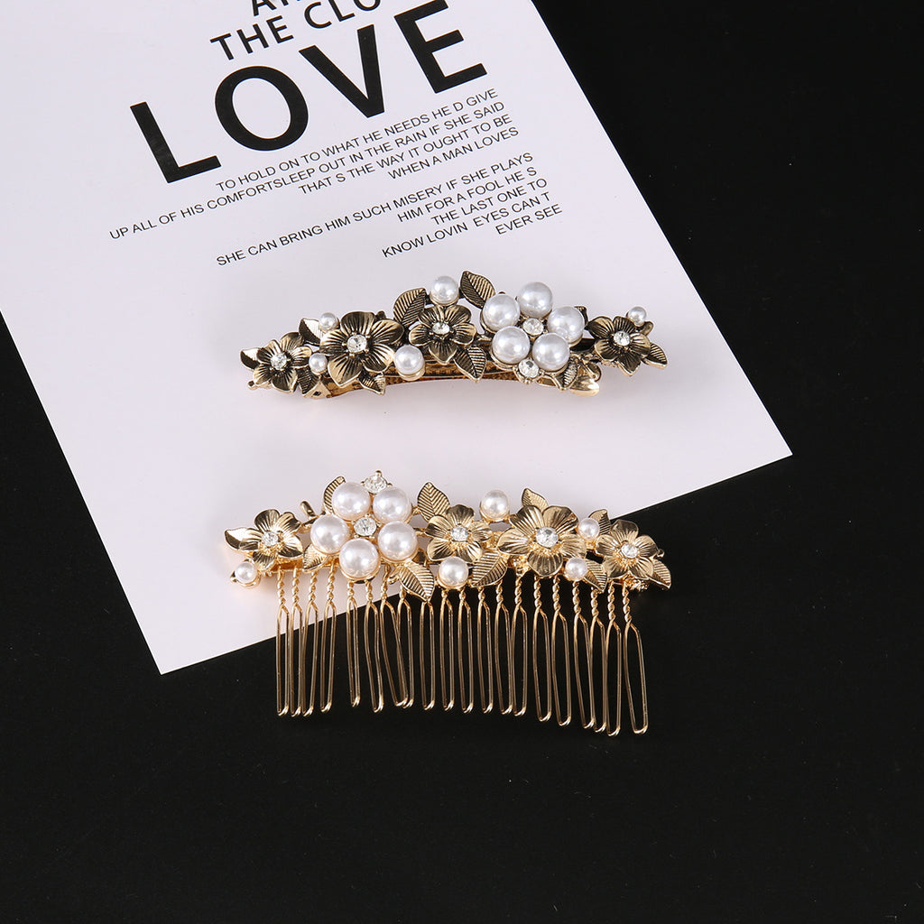 Diamond Flower New Chinese Style Hair Comb