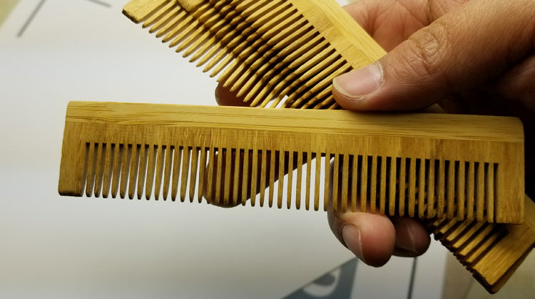 Massage bamboo comb hair wind brush