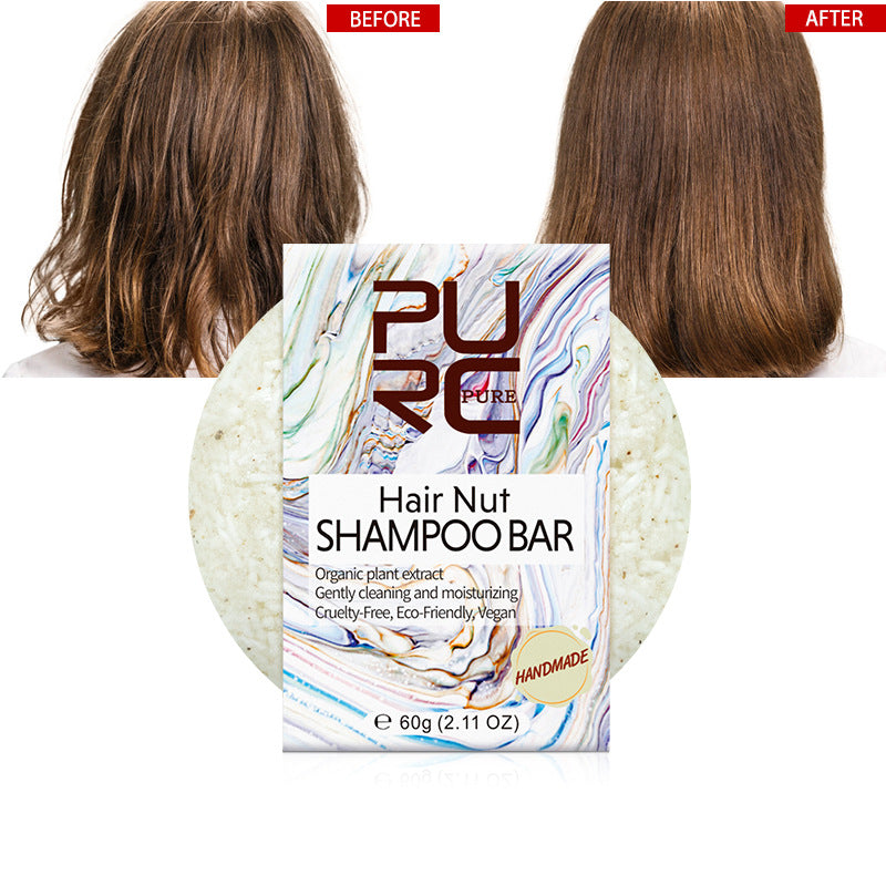 PURE Shampoo hand extracting hair care soap
