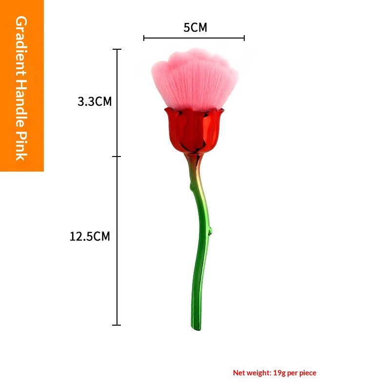 Rose Loose Powder Makeup Brush Beauty Tool