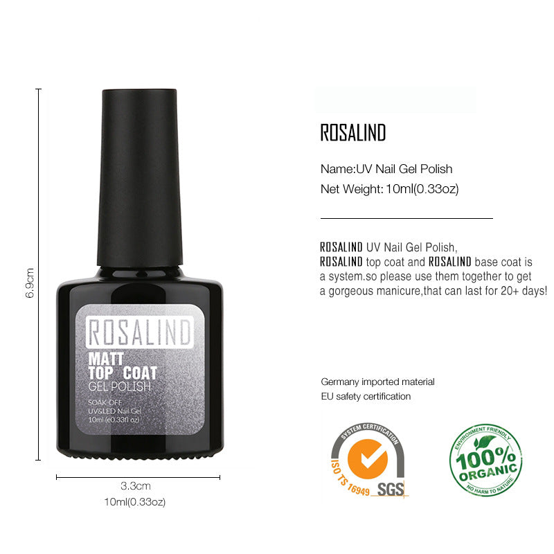 Rosalind Nail Nail Polish Gel Soaks Dull Surface Permanently