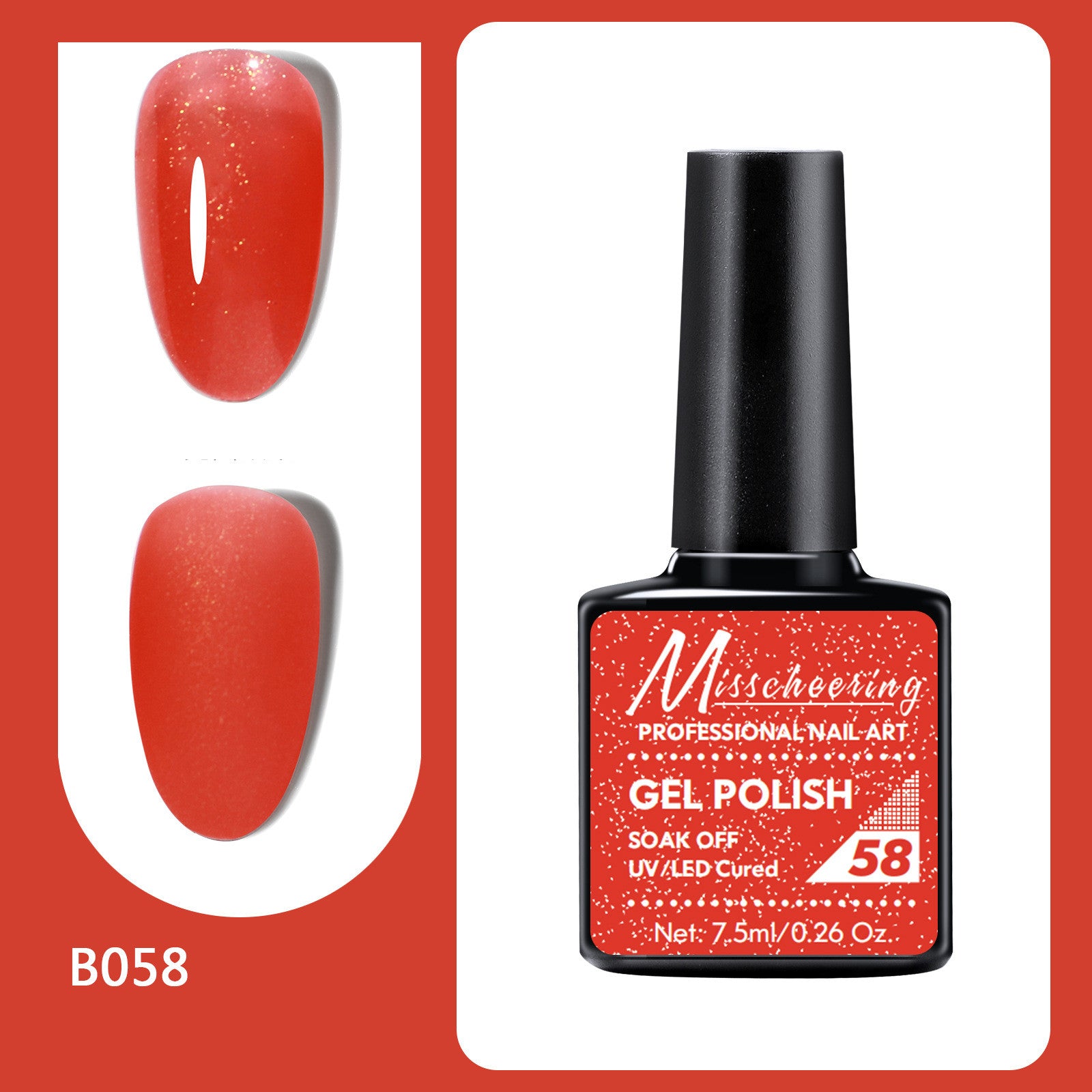 Misscheering New Long Lasting Light Therapy Nail Polish Set