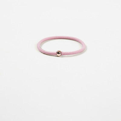 Elastic rubber band with beads