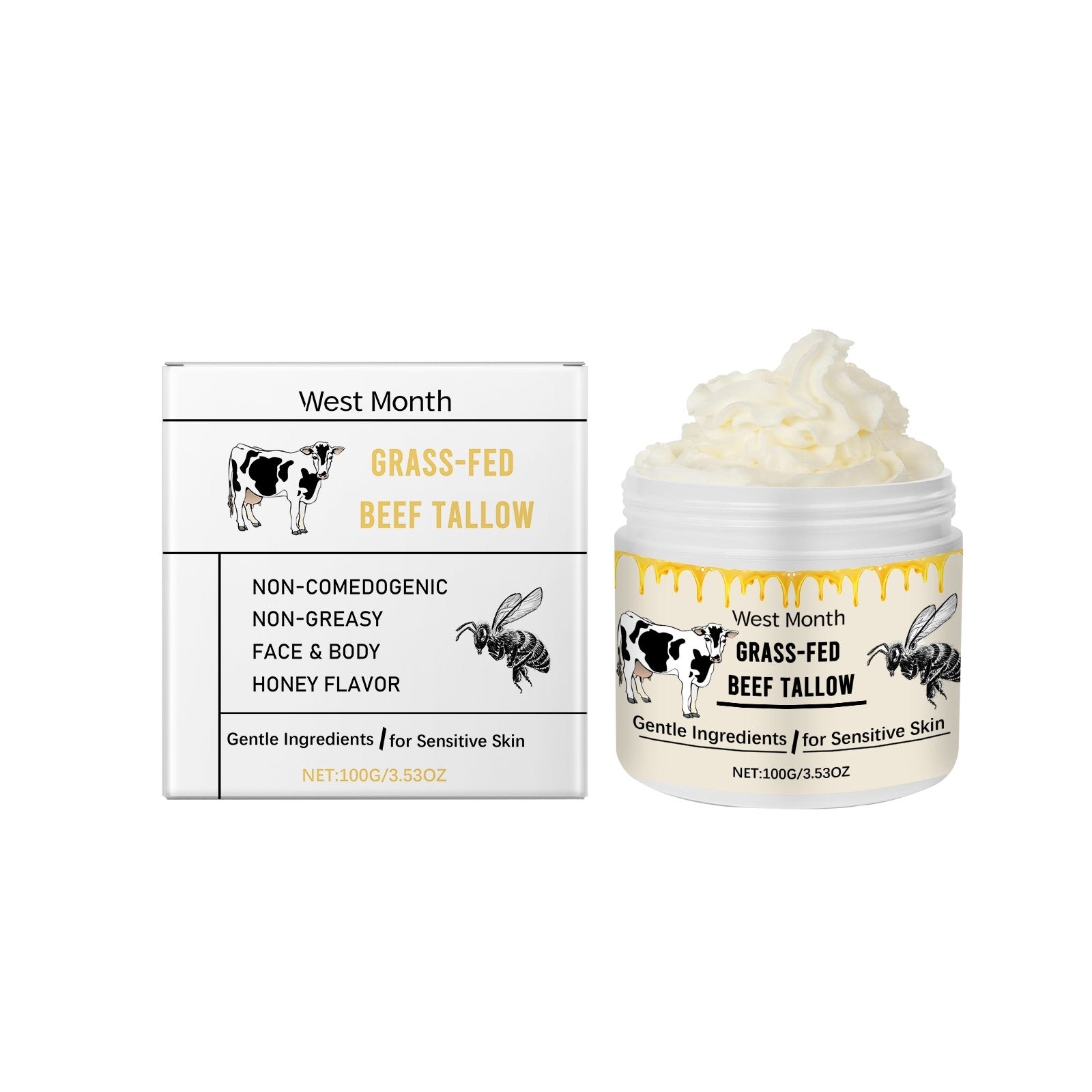 Cow Fat Moisturizing Cream