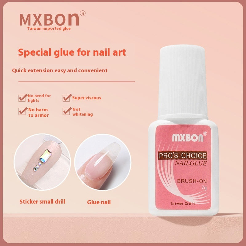 Nail Tip Glue Rhinestone Baking-free Nail Glue Strong And Long-lasting