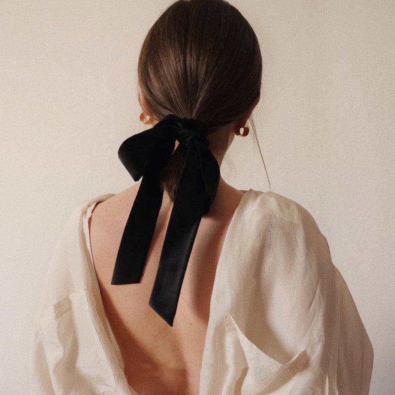 Velvet Hair Rope Women's Bow Headdress High Elasticity