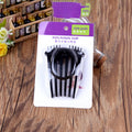 Retro Fluffy Hair Comb With Rubber Band Ponytail