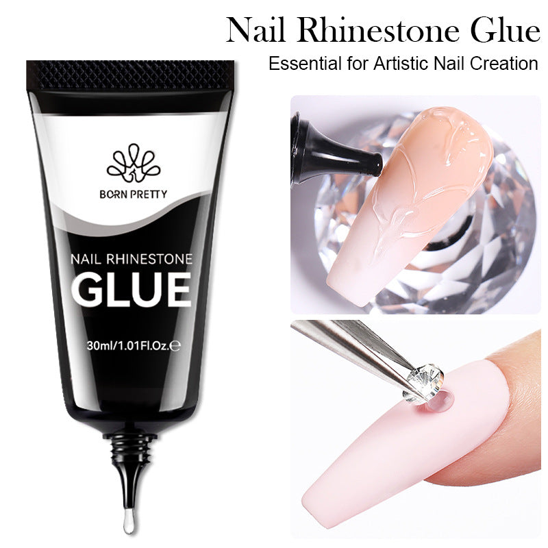 Born Pretty Super Sticky Long-lasting Rub Powder Wash-free Manicure Nail Tip