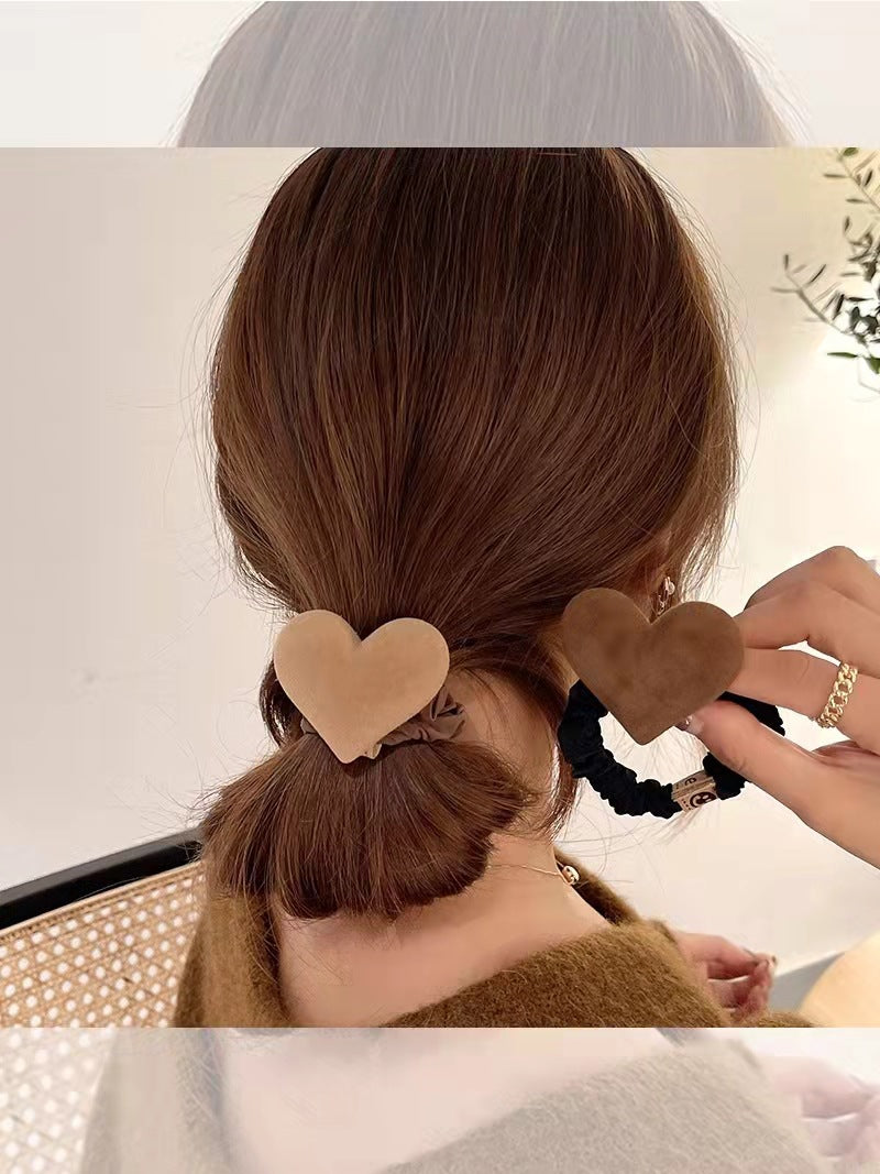 Fashion Simple Love Leather Case Female Headband