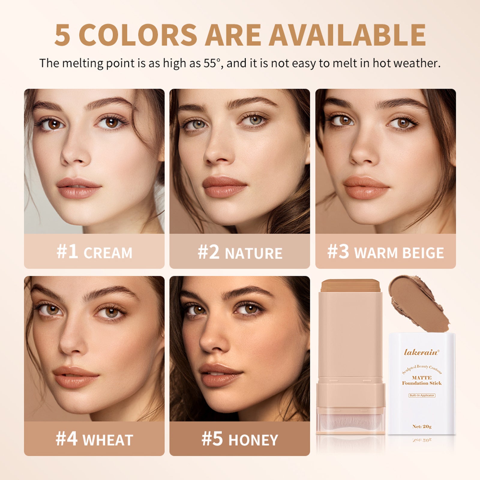 Eraser Stick Foundation Natural Nude Feel