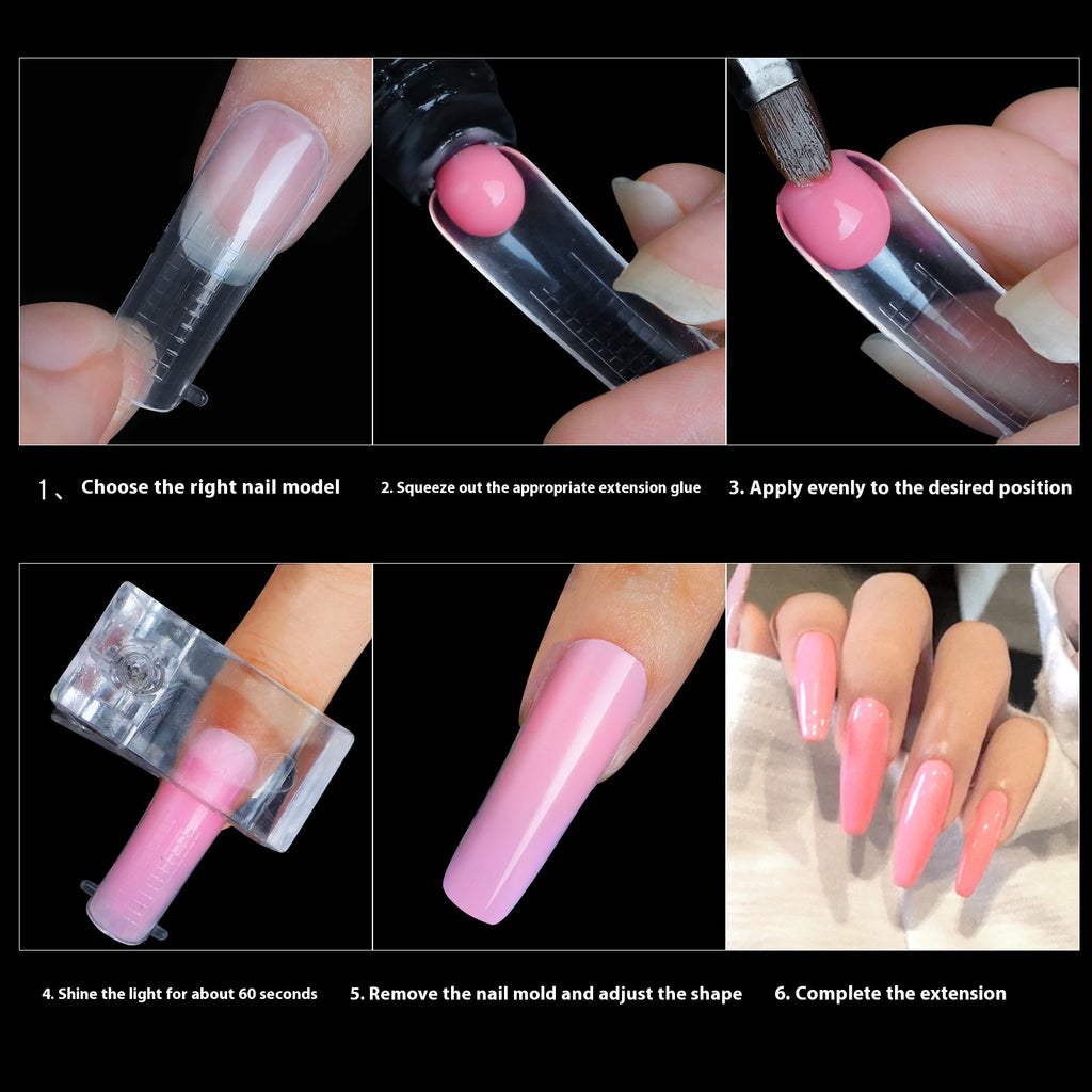Nail Beauty Mold Crystal Extension No Paper Tray Fast Phototherapy