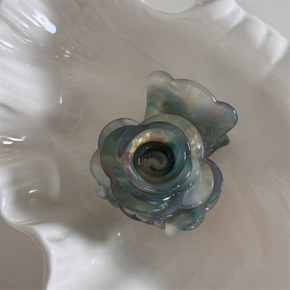 Flower Acetate Hairpin Sweet Petals Simple