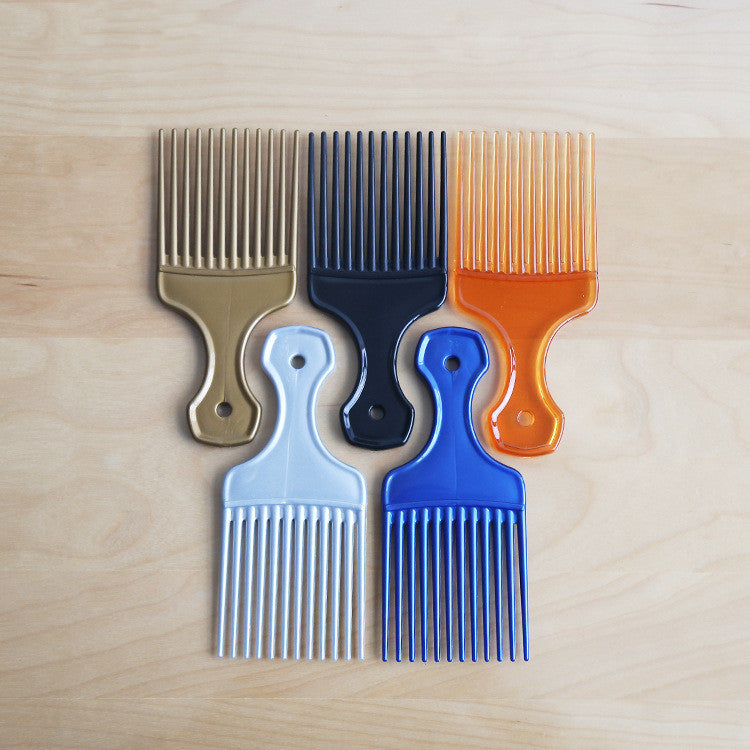 Wide face big tooth pick comb