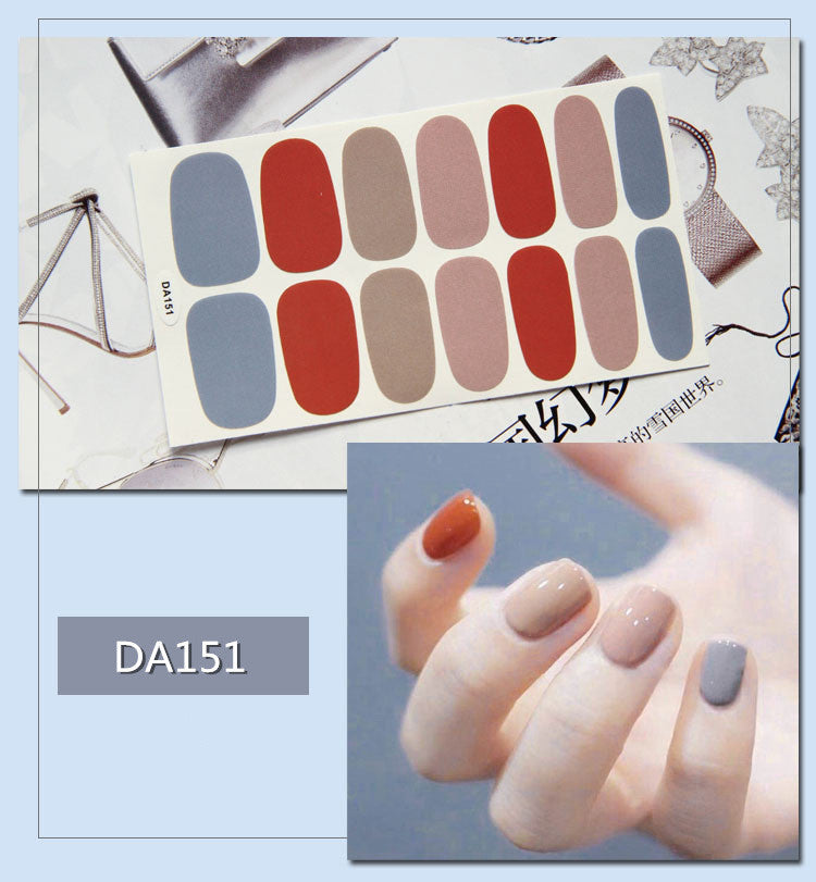Tear pull color skipping nail stick