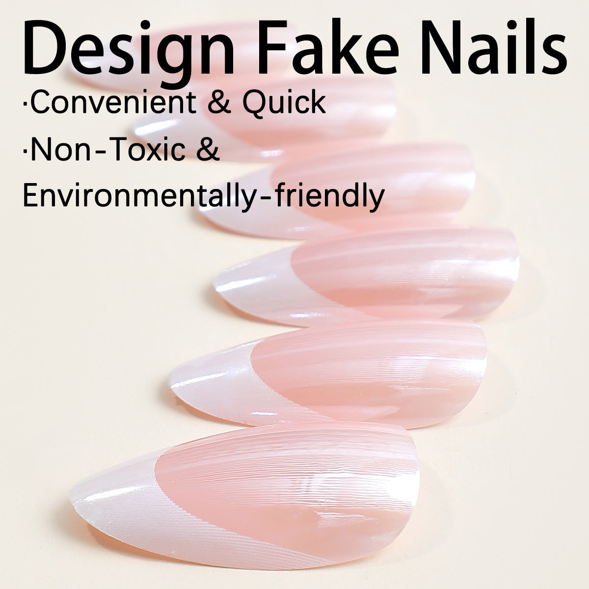 Wear Electroplated White Edge French Simplicity Nail Stickers