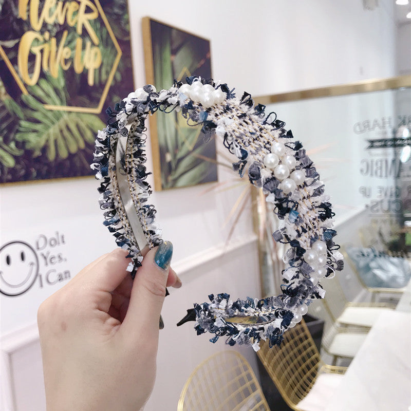 Simple Raw Edging, Beading, Thin Edging, Light Board, Hair Hoop, Headband, Pressing Hair, Lady