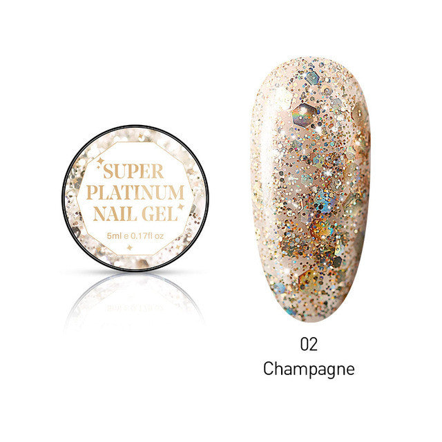 Super Platinum Gel nail polish