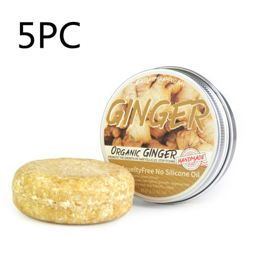 Fresh Plant Ginger Shampoo Soap Anti-dandruff Refreshing