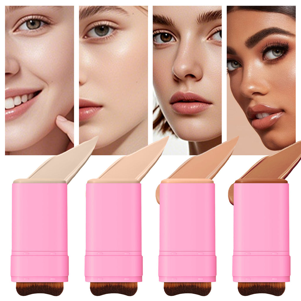 20g Eraser Foundation Stick With Brush For Brightening Skin Tone