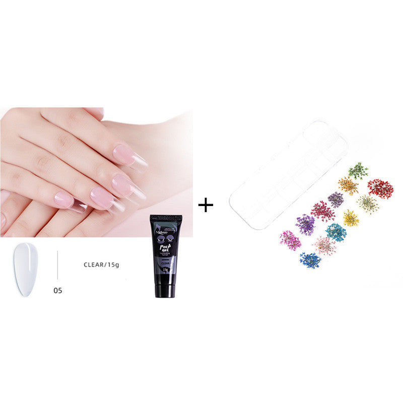 Mobray Nail extension glue 15ml non-paper support crystal fast nail extension gel UV phototherapy glue