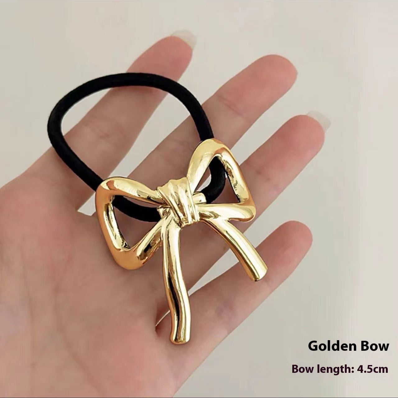 European And American Cold Style Geometric Metal Concave-convex Stretch Retro Head Rope