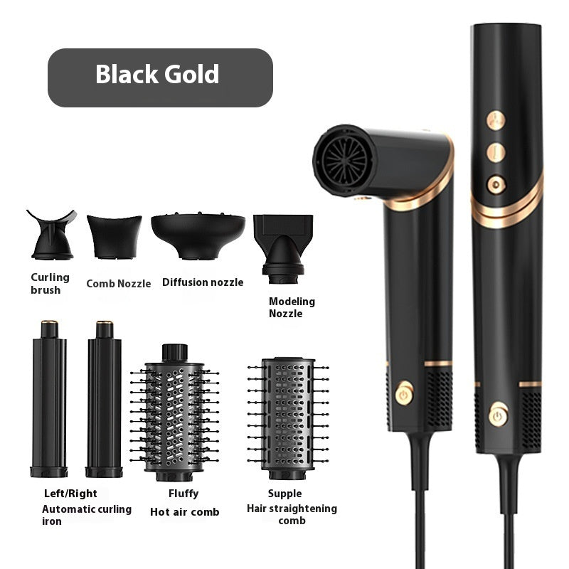 Folding 8 In 1 Hair Dryer Plasma All-in-one Hot Air Comb Suit