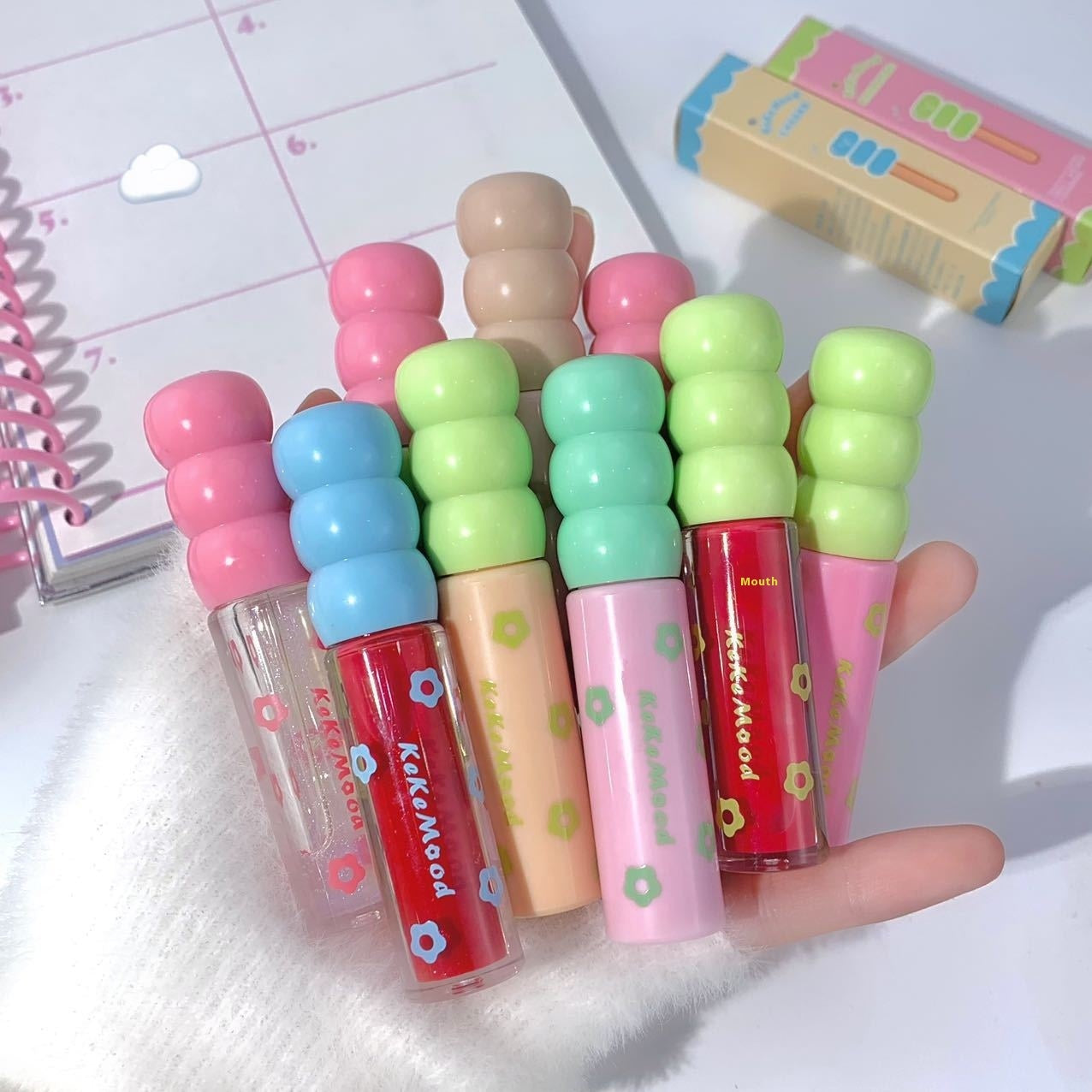 Sugar Coating Ice Sucker Mirror Lip Paint Moisturizing Water Gloss