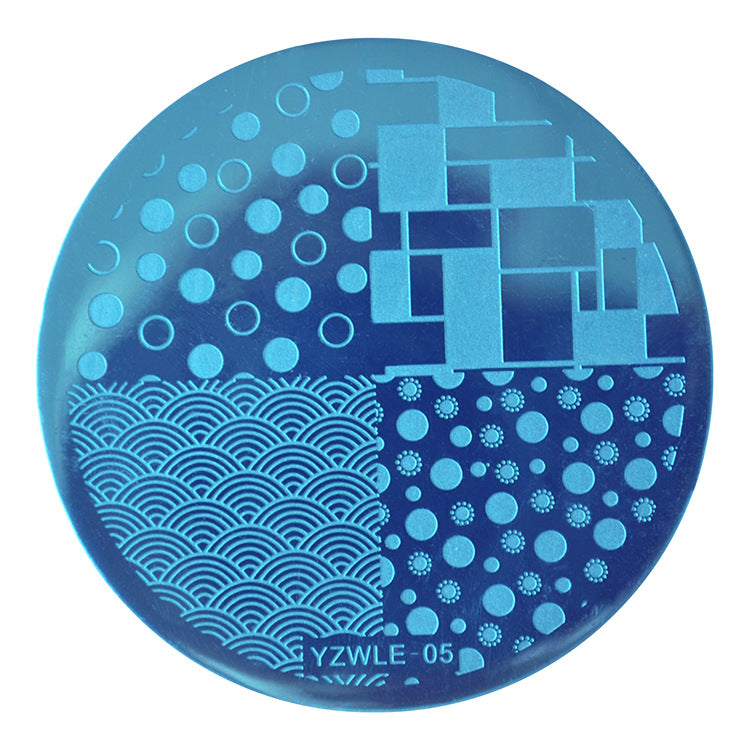 Masura DIY nail print steel plate nail print version template