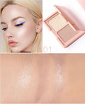 Cmaa Du Two-tone Blush Highlighter And Contouring Palette