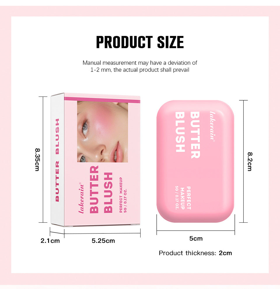 Lakerain Butter Blush Waterproof And Durable Colored Matte