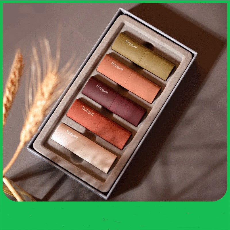 Mousse velvet waterproof non-stick cup matte lipstick