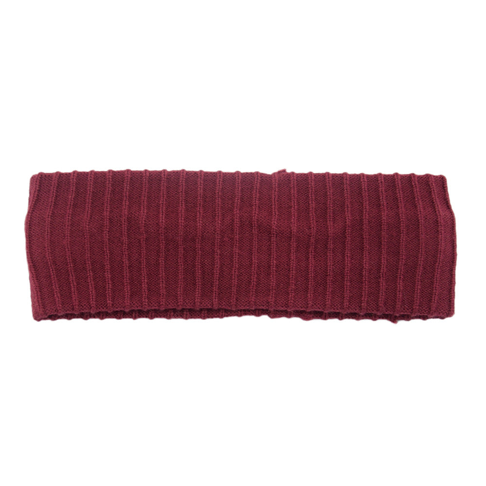 Elastic Vertical Knitting Wool Headband
