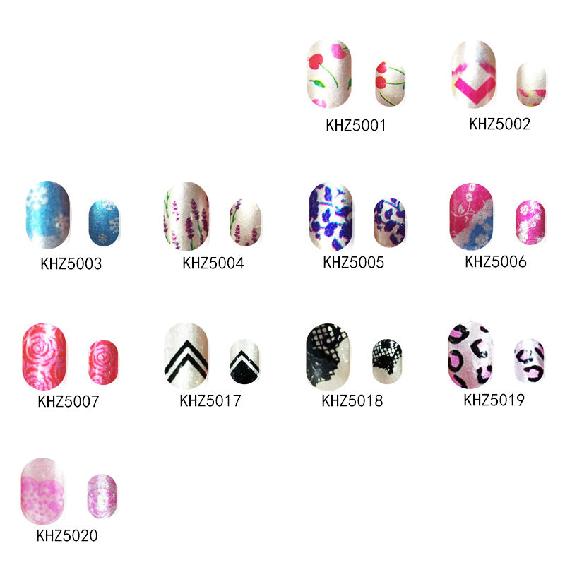 Applique Pearl gloss nail polish film nail sticker