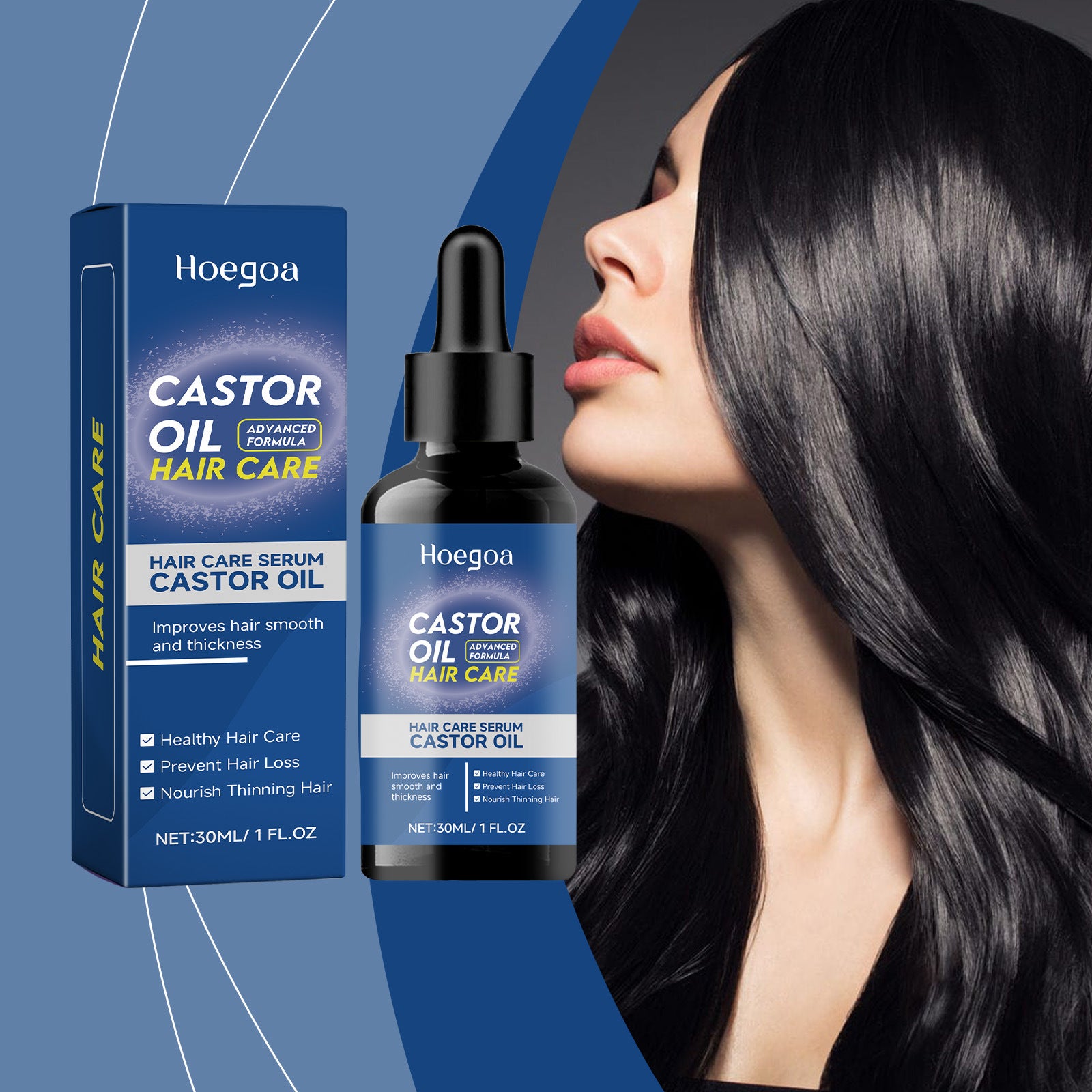 HoeGoa Hair Care Solution Improves Hair Smoothness