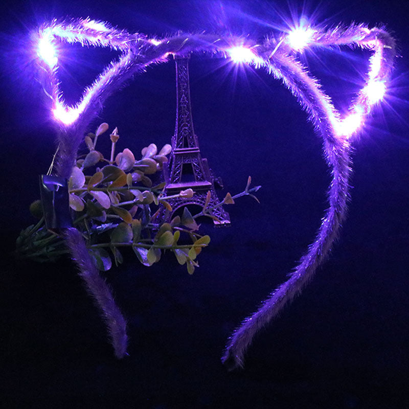 Glowing Wire Cat Ear Headband