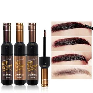 Matte red wine peeling eyebrow cream