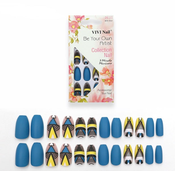 Vivi 24 fake nails matte nail sheets