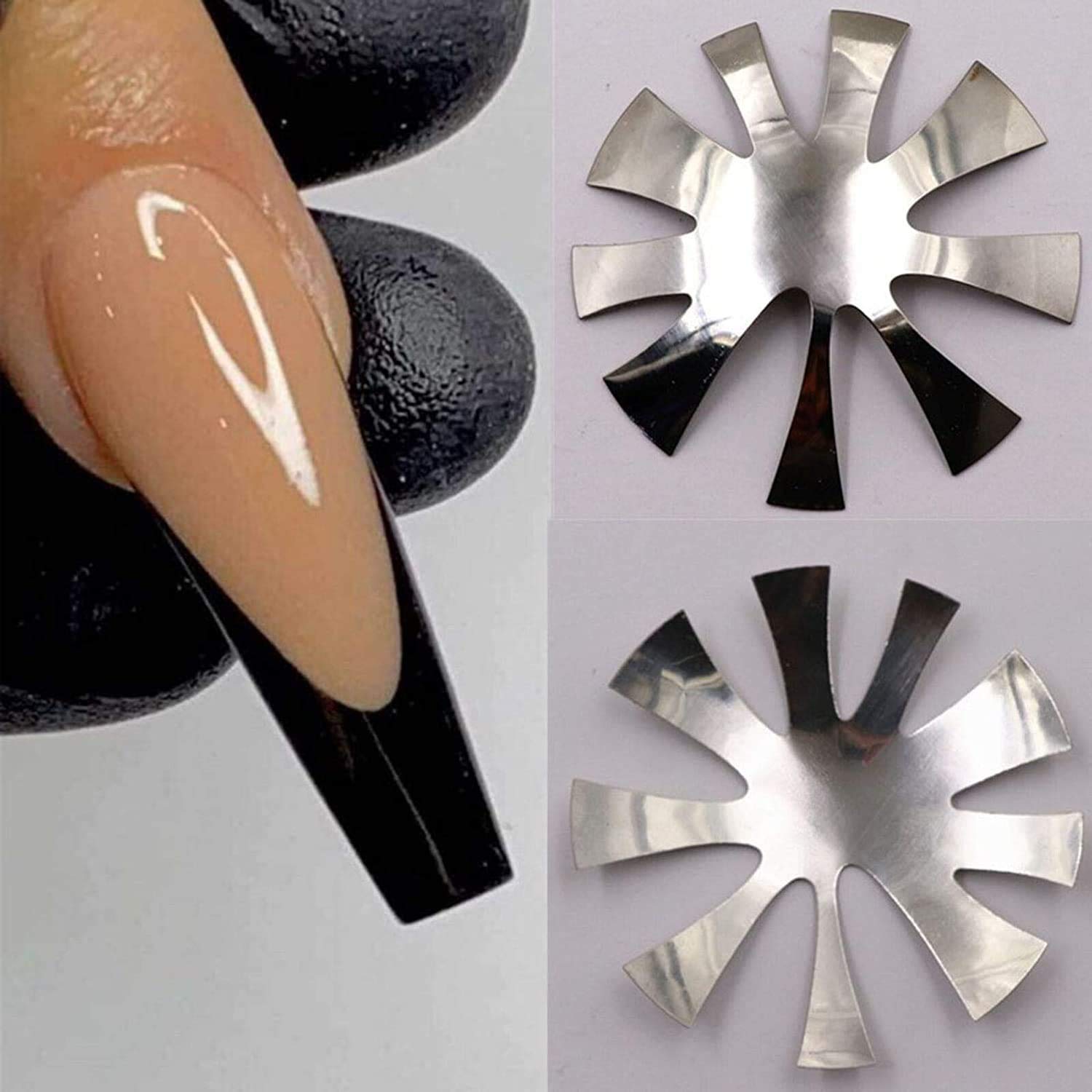 Nail Salon French Stencil Stainless Steel