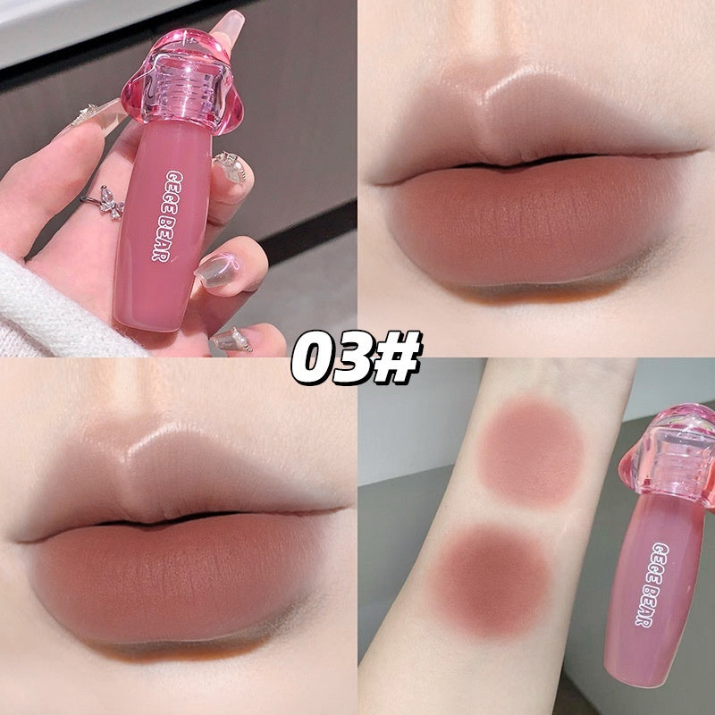 Ice-glazed Milk Cream Velvet Baby Mist Matte Brightening Lip Mud
