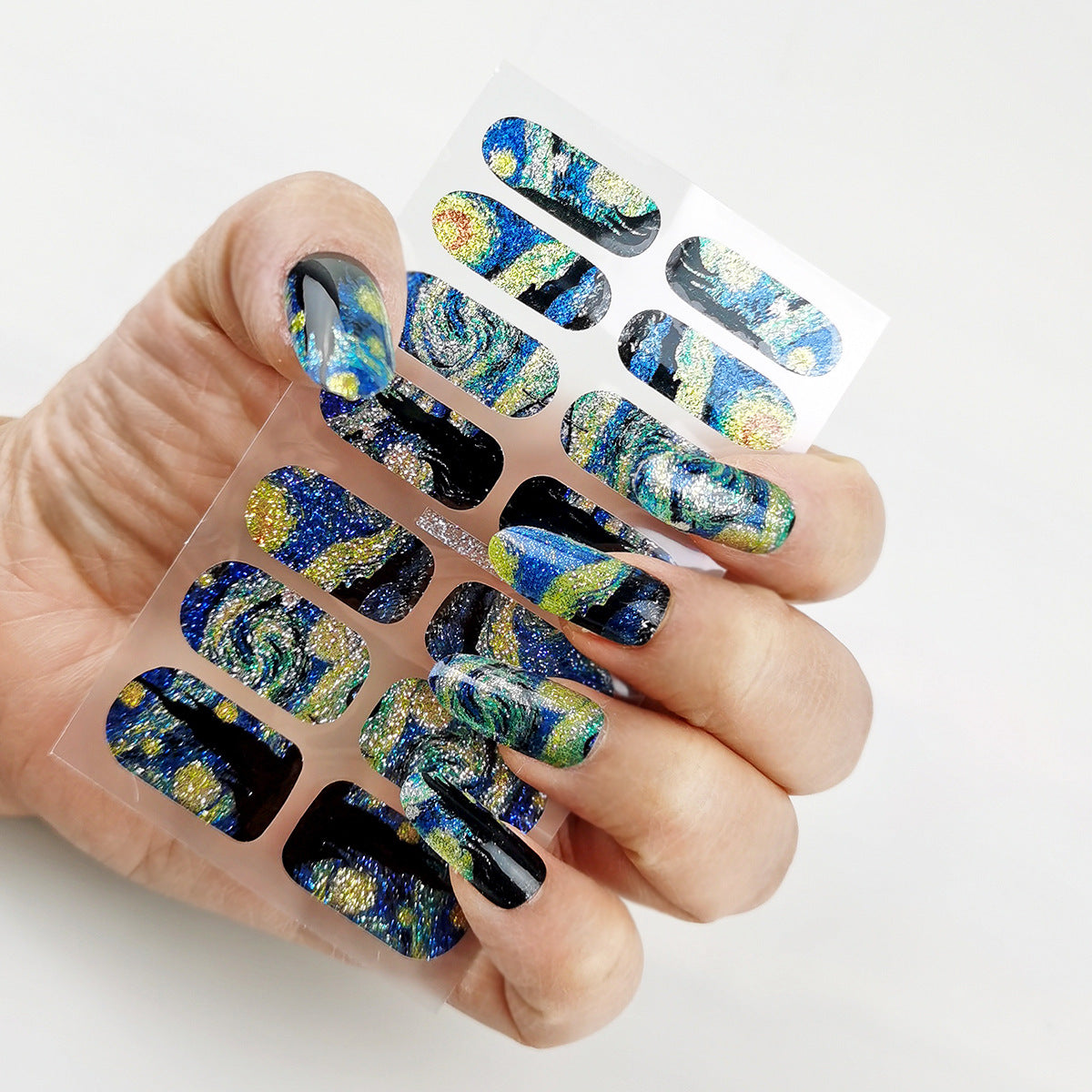 Van Gogh's Starry Sky Nail Stickers